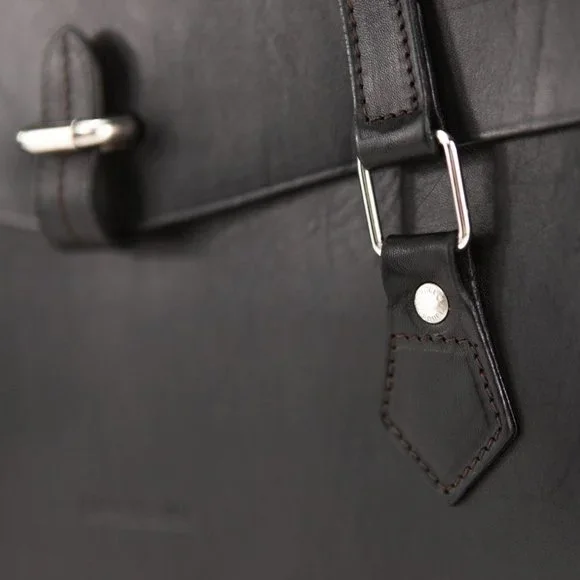 DOONEY & BOURKE Black Double Handle Brief - Picture 8 of 14